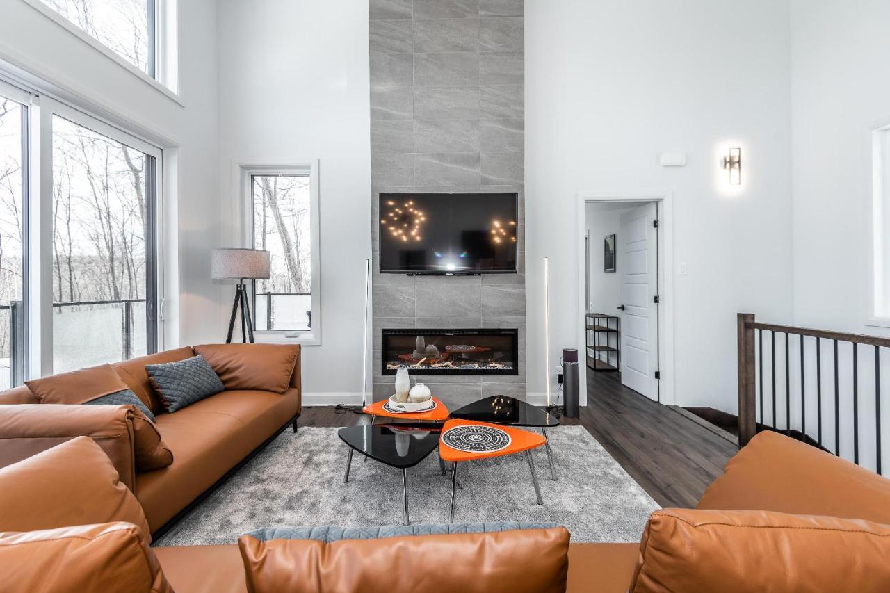 Luxurious Villa Tremblant 4 Bdrs W Hot Tub B5 La Conception Kültér fotó
